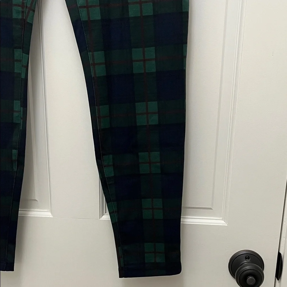 Sanctuary x Anthropologie Green Plaid Leggings - Size Medium